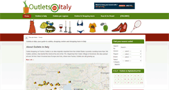 Desktop Screenshot of outlets-in-italy.com